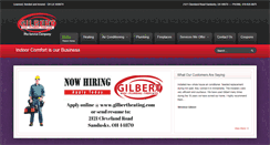 Desktop Screenshot of gilbertheating.com